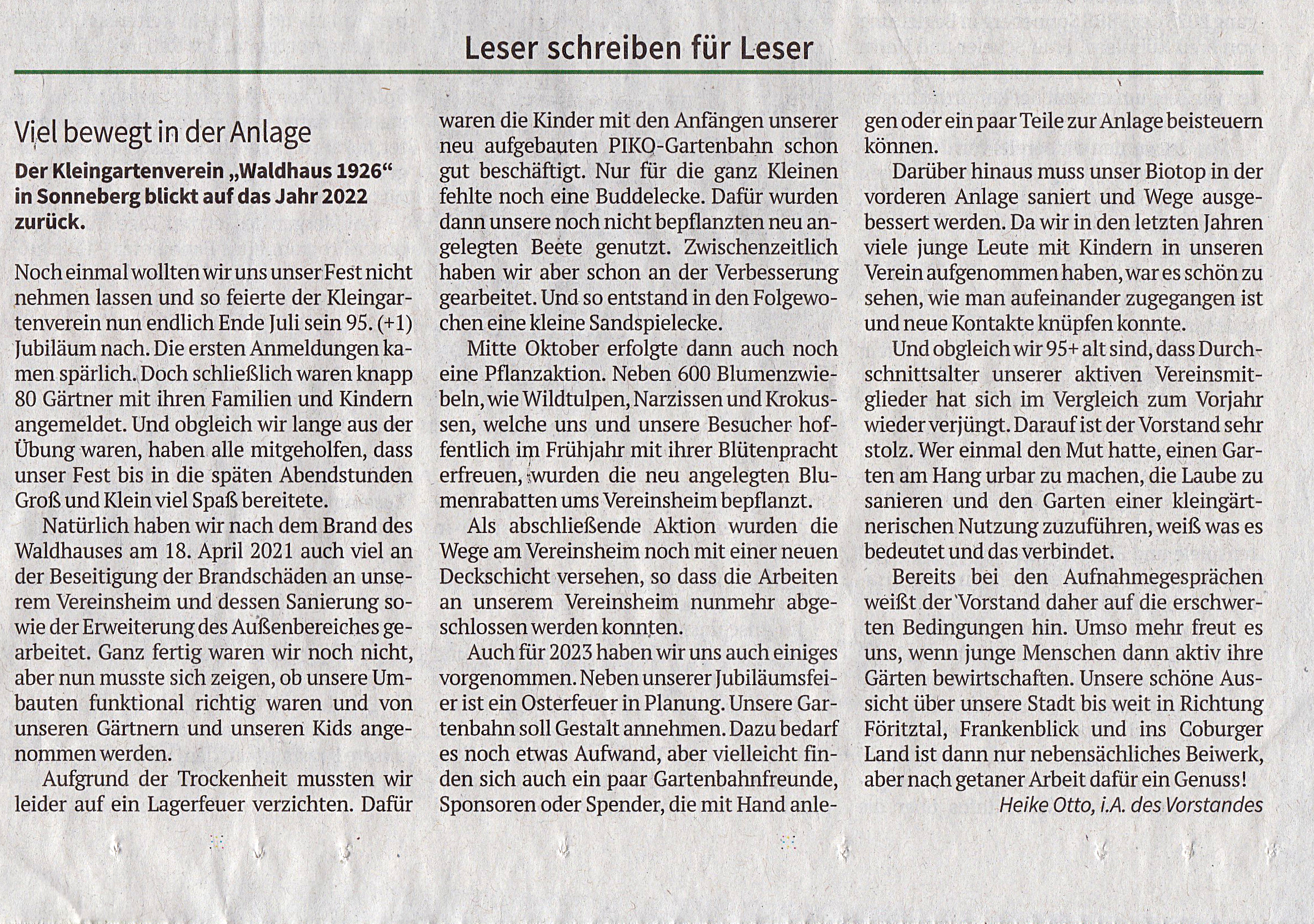 Presseartikel